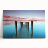 Black and white photograph of Cumbria landscape on large stretched canvas, suitable for kitchen wall art.