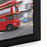 Black wall art featuring a textured London skyline in vibrant colors on a large framed canvas, ideal for living room decor.