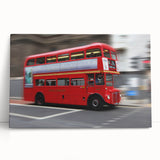 Black and white large art print of London scenery on stretched canvas, ideal for kitchen wall art.