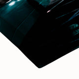 Black and white landscape art painting of Piccadilly, England on stretched canvas, ideal for bedroom wall decor.