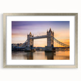 Extra large abstract art print of the Thames River, featuring textured gray and blue tones on a framed canvas.