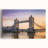 Black and white large art print of the Thames River on stretched canvas, suitable for kitchen or bedroom wall decor.