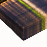 Black and white landscape art painting of a serene Finnish scenery on large stretched canvas, suitable for bedroom decor.