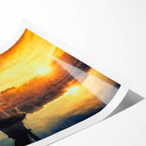 Extra large wall art featuring line art flowers in neutral tones, printed on rolled canvas.