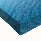 Black and white landscape art painting of Normandy on stretched canvas, ideal for bedroom wall decor.