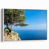 Vintage poster art of Provence featuring colorful landscape on extra large framed canvas, ideal for living room decor.