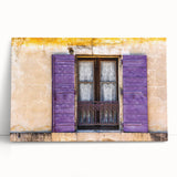 Large black and white stretched canvas featuring a scenic view of southern France, ideal for kitchen wall art.