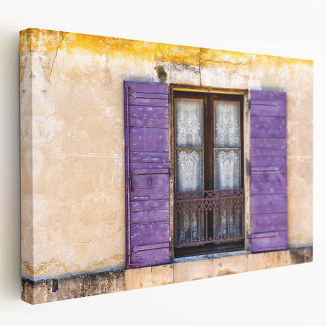 Large canvas print depicting a serene Southern France landscape in soft, earthy tones, ideal for kitchen wall decor.