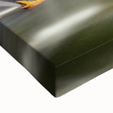 Large art of the Versailles Palace in black and white on stretched canvas, suited for bedroom decor.