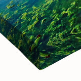 Black and white landscape art painting of a Hungarian scenery on a large stretched canvas, suited for bedroom wall decor.