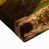 Large art of an Irish landscape in black and white on stretched canvas, ideal for bedroom wall decor.