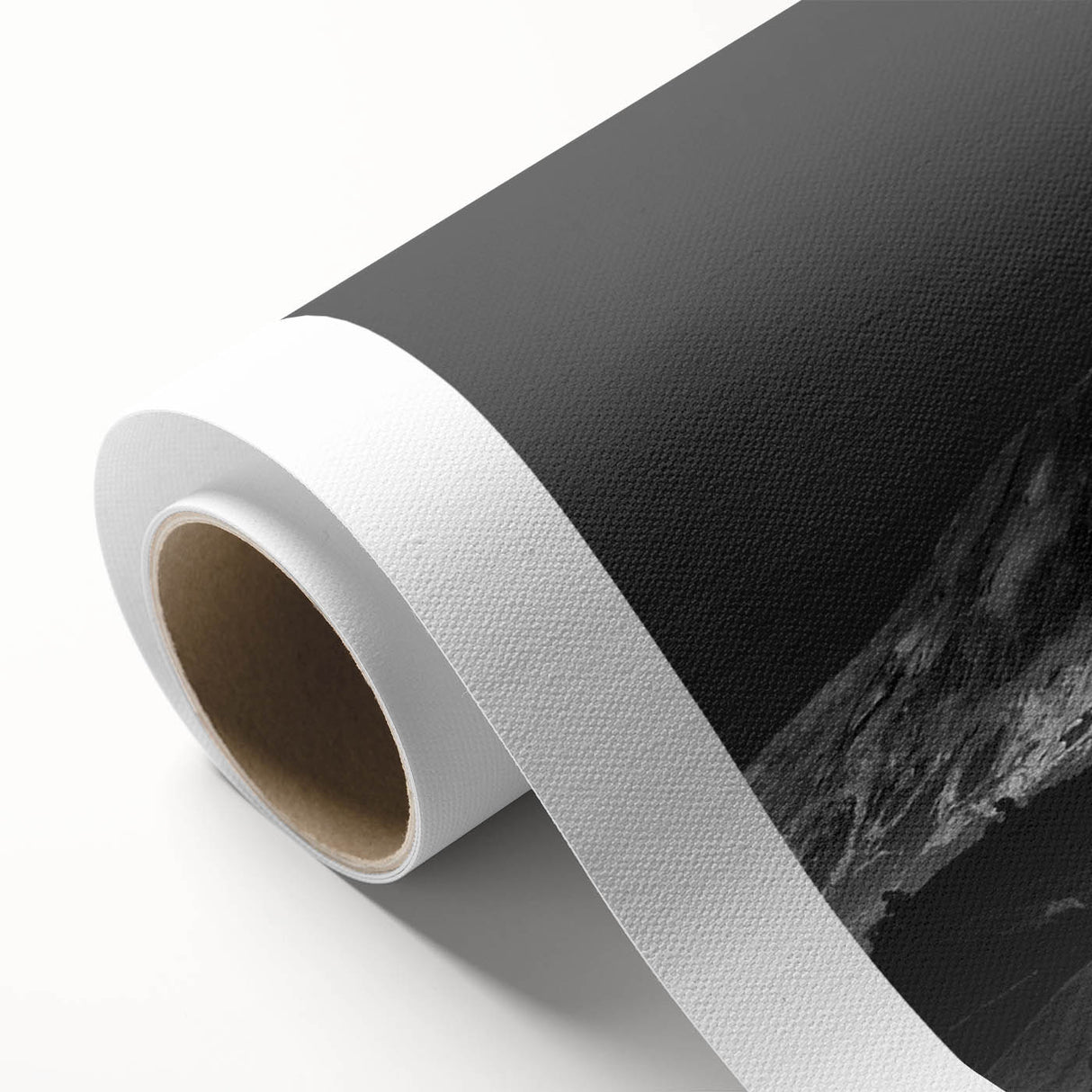 Art deco poster of Mount Etna with muted earth tones on rolled canvas, ideal for nursery wall art.