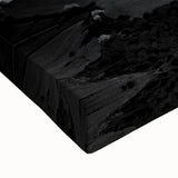 Large art depicting Mount Etna in a black and white landscape painting on stretched canvas, suitable for bedroom wall decor.