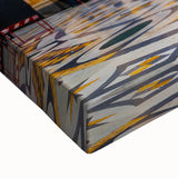 Black and white landscape art painting of Naples on stretched canvas, ideal for bedroom wall decor.