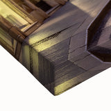 Large art of Rome landscape in black and white on stretched canvas, suitable for bedroom wall decor.