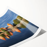 Extra large wall art featuring line art flowers in muted earth tones on a rolled canvas, ideal for large living room decor.