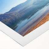 Art deco poster of Montenegro scenery in pastel shades on rolled canvas, suitable for dining room wall art.