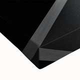 Black and white landscape art painting of a European scenery on a large stretched canvas, suitable for bedroom wall art.