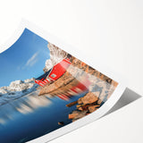 Extra large wall art featuring line art flowers in muted earth tones on a rolled print, suitable for large living room decor.