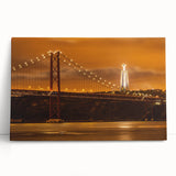 Black and white large art print of Lisbon scenery on stretched canvas, suited for kitchen wall art.