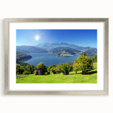 Extra large abstract art print of a textured Romanian landscape in muted earth tones on a framed canvas.