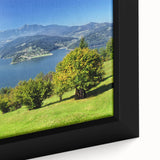 Black wall art featuring a textured, colorful abstract design on a framed canvas, ideal for living room decor.