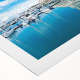 Art deco poster of Sochi landscape in muted earth tones on rolled canvas, suitable for dining room wall art.