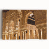 Black and white large art print of Andalucia, Spain on stretched canvas, ideal for kitchen wall art.