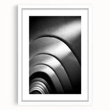 Textured abstract art print of Barcelona scenery in muted earth tones on a framed canvas, ideal for bedroom art.