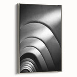 Framed canvas of a vintage Barcelona landscape painting in colorful hues, ideal for living room decor.