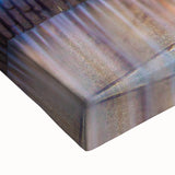 Large art of Madrid landscape in black and white on stretched canvas, suited for bedroom wall decor.