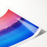 Extra large wall art of line art flowers in black and white, ideal for large living room decor, printed on rolled canvas.