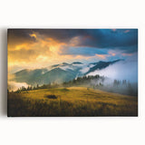 Large black and white photo of a European cityscape on stretched canvas, ideal for kitchen wall art.