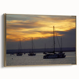 Framed canvas featuring a vintage-style landscape of Baja California with muted earth tones, ideal for bedroom wall art.