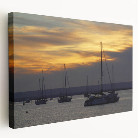 Scenic Baja California landscape on large stretched canvas with vivid blue and green tones, suitable for kitchen wall art.