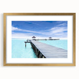 Extra large framed abstract art print featuring textured scenery of Cancun in gold tones, ideal for living room decor.