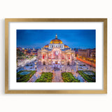 Extra large abstract art print of Mexico City in textured style, featuring muted earth tones on a framed canvas.