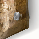 Large abstract wall art print of Quintana Roo scenery on acrylic glass.