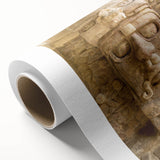 Art deco poster of Quintana Roo scenery in pastel shades on rolled canvas, ideal for nursery wall art.