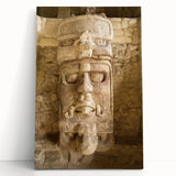 Black and white stretched canvas featuring a serene Quintana Roo landscape, ideal for kitchen wall art or bedroom ambiance.