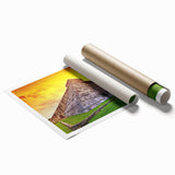 Extra large rolled print depicting vibrant Yucatan scenery with lush florals.