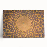 Large black and white stretched canvas depicting a Middle-Eastern scenery, ideal for kitchen wall art or bedroom ambiance.