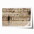 Rolled print of Jerusalem scenery in muted earth tones, ideal for art wall dining room.