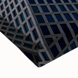 Black and white landscape art painting of Tel Aviv on large stretched canvas, suitable for bedroom wall decor.