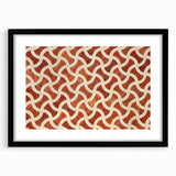 Extra large abstract art print featuring vibrant, colorful textures of a Middle Eastern scenery on a black framed canvas.