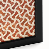 Extra large framed canvas featuring a textured depiction of a Middle Eastern Qatar scenery in black with colorful art…