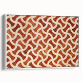 Framed canvas of a vintage poster art depicting a colorful Middle Eastern Qatar scenery, ideal for living room decor.