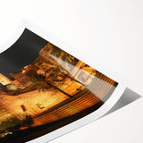 Extra large wall art featuring line art flowers in soft pastel colors on rolled canvas, ideal for large living room decor.