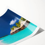 Extra large wall art featuring line art flowers in muted tones on a rolled print, suitable for large living room decor.