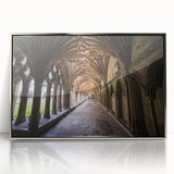 Mid-century modernist art depicting the Canterbury.